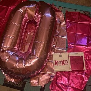 Pink Foil Balloon Set for Parties